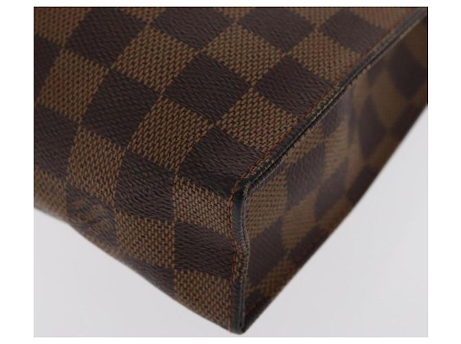 LOUIS VUITTON Poche Toilette 26 Damier Ebene N47543 Auth LV 164696 - vista 16