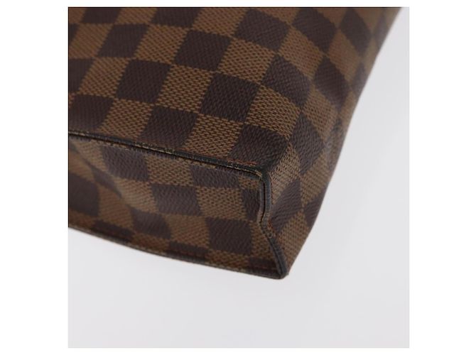 LOUIS VUITTON Poche Toilette 26 Damier Ebene N47543 Auth LV 164696 - vista 7