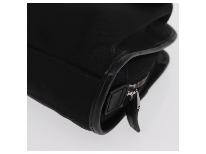 GUCCI Clutch in Nylon Nero Argento 108844 Auth 170413 - vista 14