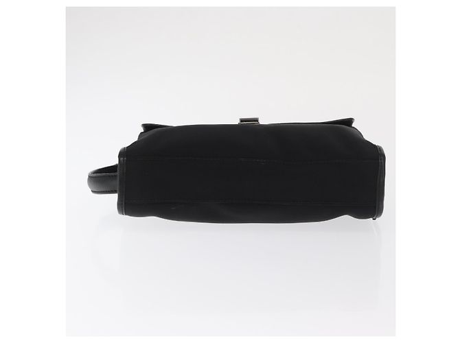 GUCCI Clutch in Nylon Nero Argento 108844 Auth 170413 - vista 5