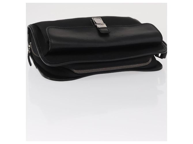 GUCCI Clutch in Nylon Nero Argento 108844 Auth 170413 - vista 6