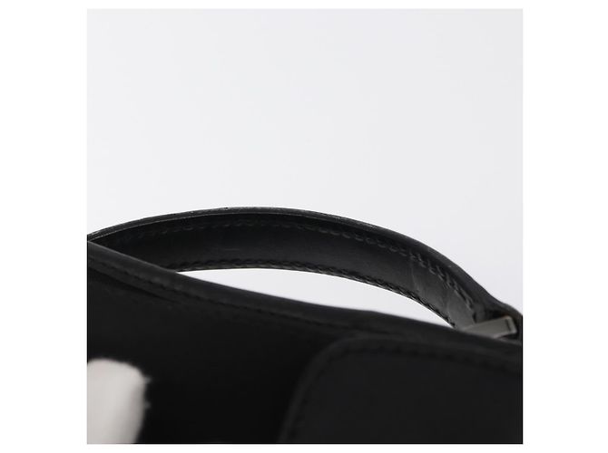 GUCCI Clutch in Nylon Nero Argento 108844 Auth 170413 - vista 8