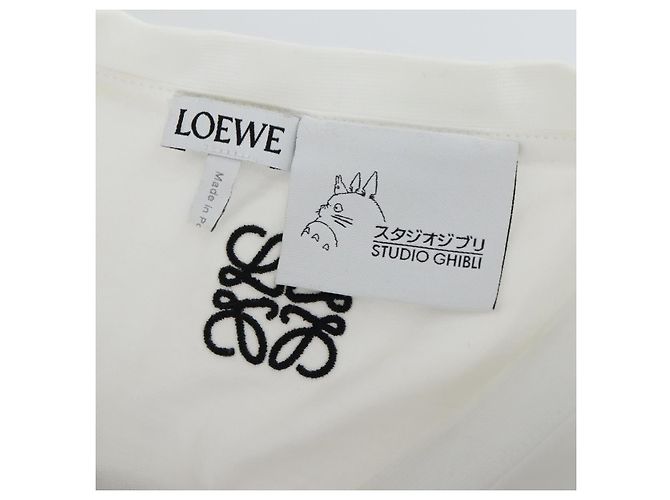 LOEWE ~ Studio Ghibli Castello Errante T-shirt Howl Auth 149905SM Bianco - vista 10