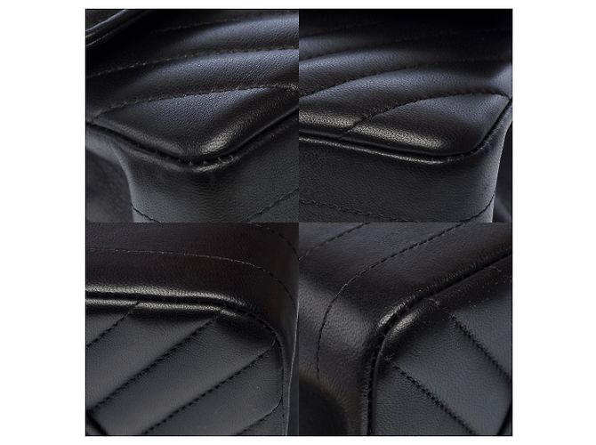 Borsa CHANEL Timeless/Classique in Pelle Nera - 103310 Nero - vista 12