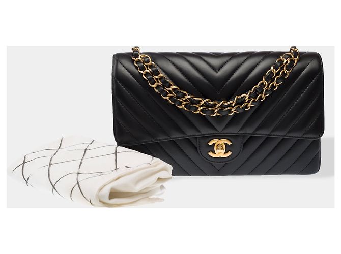Borsa CHANEL Timeless/Classique in Pelle Nera - 103310 Nero - vista 2