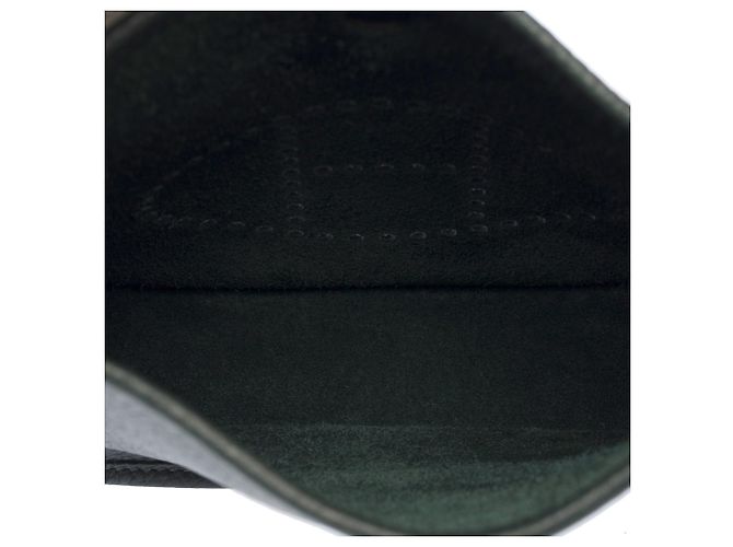 Hermès Borsa HERMES Mini Evelyne in Pelle Verde - 103300 - vista 9