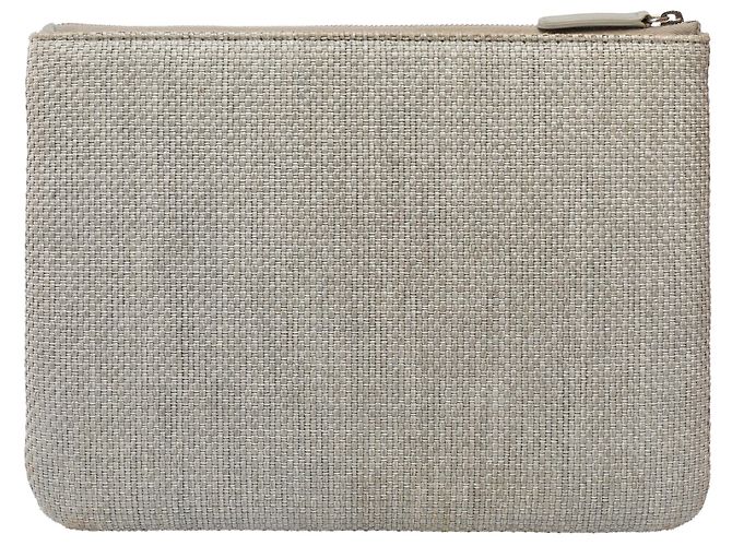 CHANEL Graue Canvas Tasche - 103301 - Ansicht 4