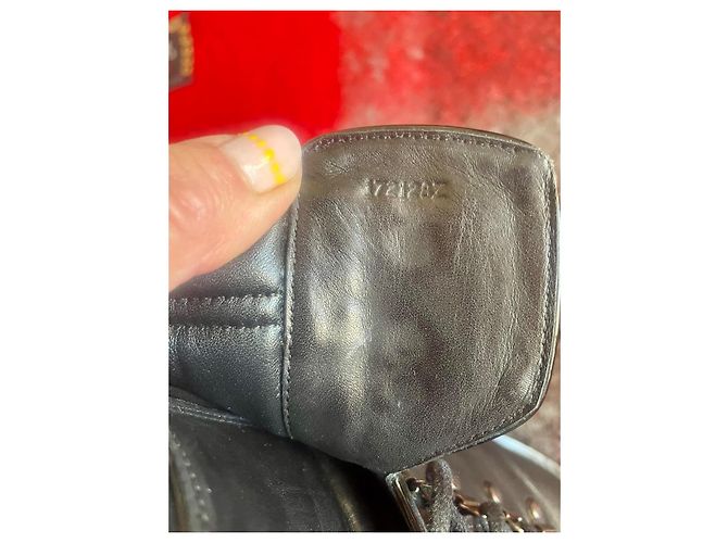 Stivali Biker Hermès in pelle nera Nero - vista 5