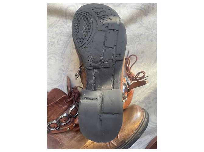 Botines Ash AS 98 de cuero marrón Castaño - vista 6
