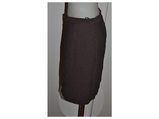 Blazer Max Mara Marrón Algodón Viscosa Talla 42 Castaño - vista 2