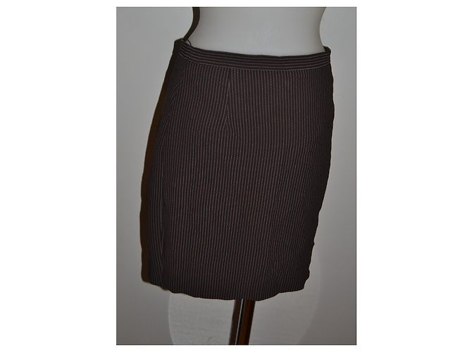 Blazer Max Mara Marrón Algodón Viscosa Talla 42 Castaño - vista 3