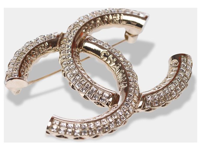 Gioielli CHANEL CC in Metallo Dorato - 103306 D'oro - vista 2