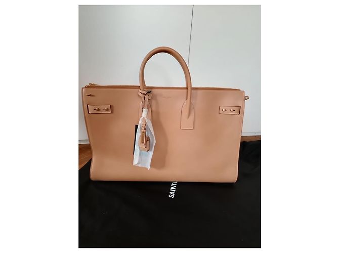 Duffle Saint Laurent Sac de jour daffy 48 ore Beige Caramello Cammello - vista 2