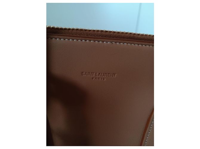 Duffle Saint Laurent Sac de jour daffy 48 ore Beige Caramello Cammello - vista 3