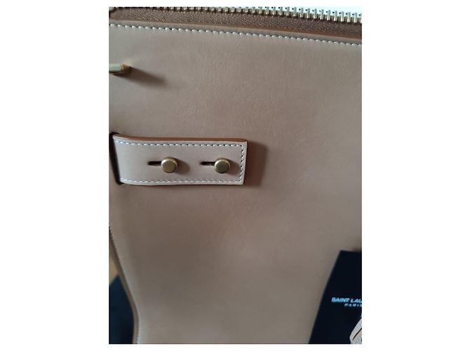 Duffle Saint Laurent Sac de jour daffy 48 ore Beige Caramello Cammello - vista 8