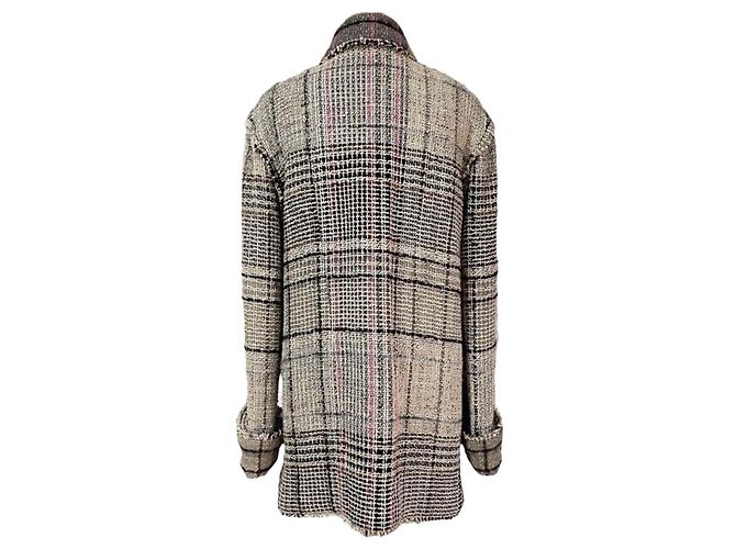 Giacca Chanel in tweed multicolore - vista 2