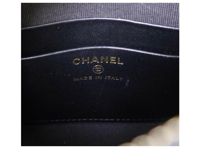 Borsa Chanel in tweed nero - vista 5