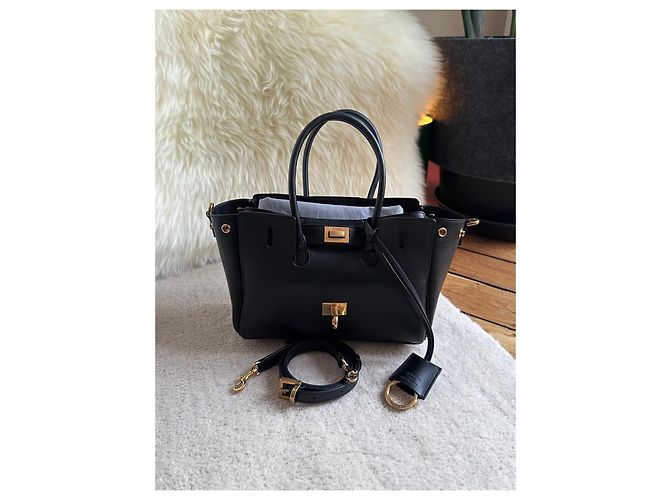 Borsa in pelle nera Balenciaga Nero - vista 2
