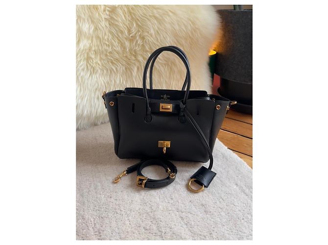 Borsa in pelle nera Balenciaga Nero - vista 3