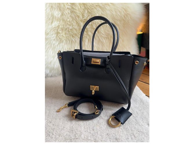 Borsa in pelle nera Balenciaga Nero - vista 4