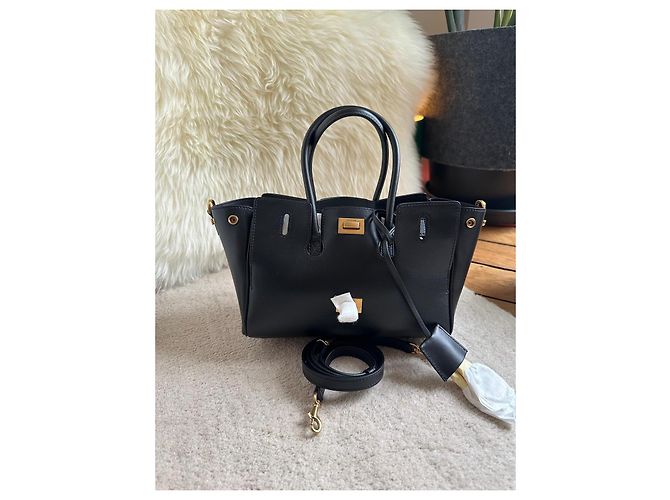 Borsa in pelle nera Balenciaga Nero - vista 5