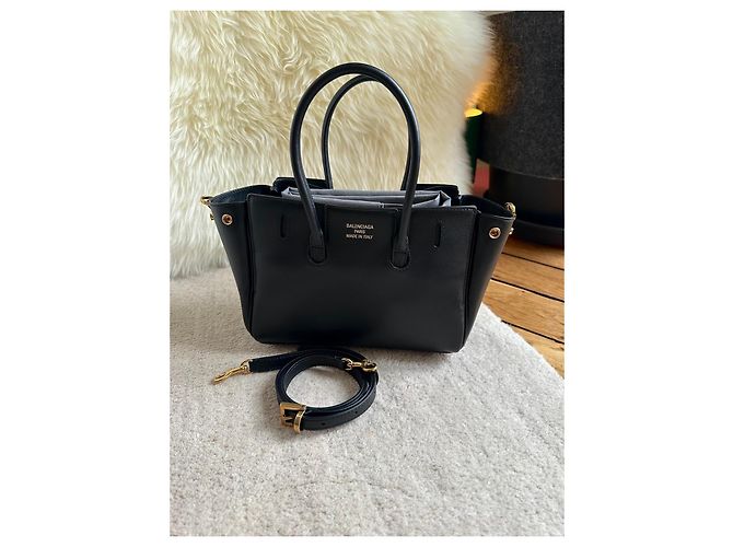Borsa in pelle nera Balenciaga Nero - vista 6