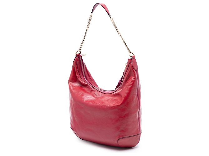 Borsa a Spalla Soho in Pelle Laccata Rossa Gucci Rosso - vista 2