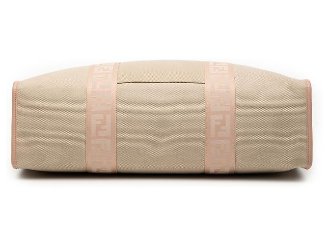 Fendi Braune Zucca-besetzte Canvas-Tasche - Ansicht 3