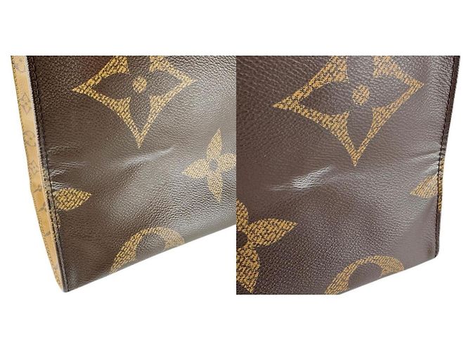 Borsa On-the-Go Monogramma Gigante Louis Vuitton Marrone - vista 5