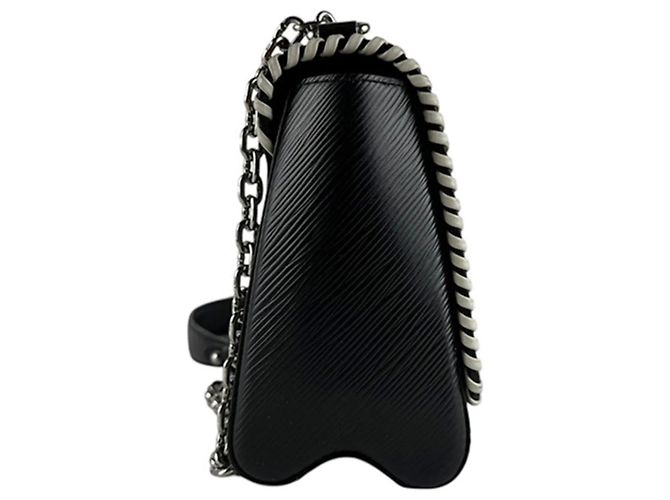 Borsa a Spalla Epi Twist MM di Louis Vuitton Nero Rosso Bianco sporco - vista 2
