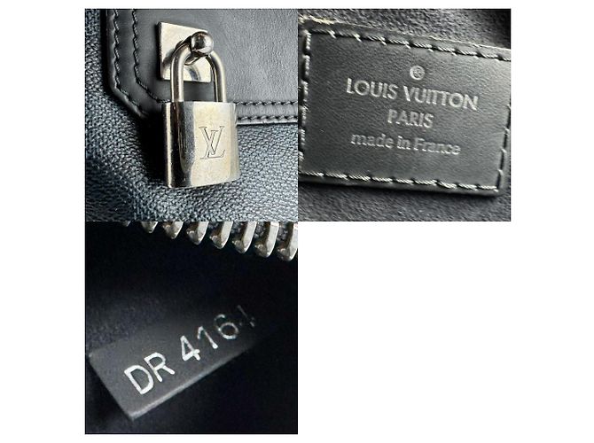 Borsa a Spalla Greenwich Damier Cobalt di Louis Vuitton Nero Blu navy - vista 5