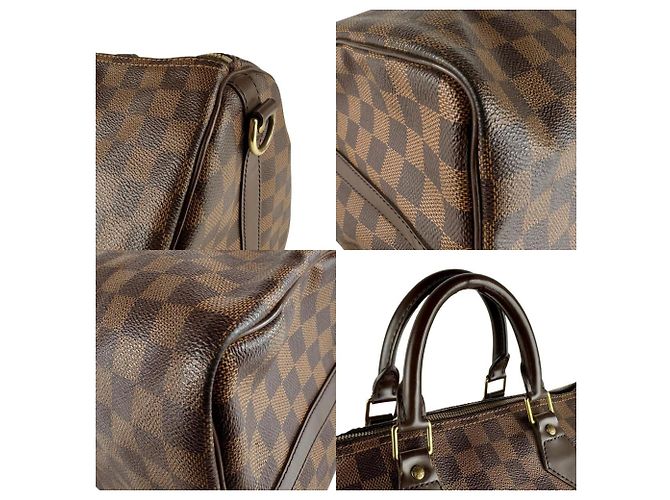 Borsa Louis Vuitton Damier Speedy Bandoulière 35 Damier ebene - vista 4