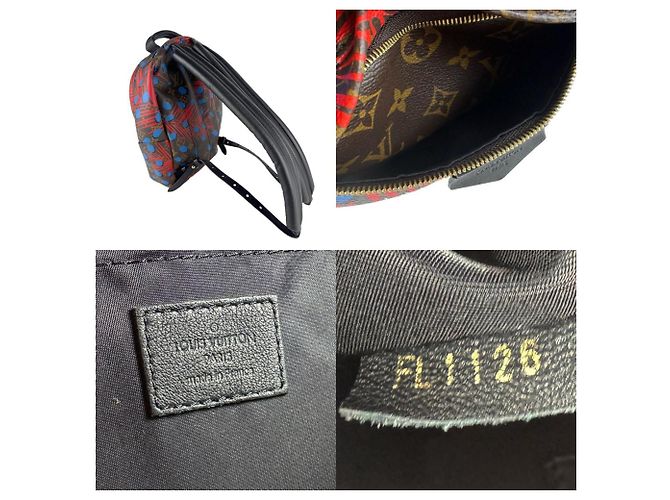 Louis Vuitton Monogram Jungle Dot Palm Springs PM Rucksack - Ansicht 5