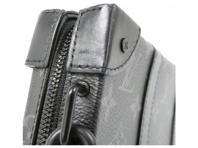 Borsa a spalla portafoglio Soft Trunk Monogram Eclipse di Louis Vuitton Nero - vista 3
