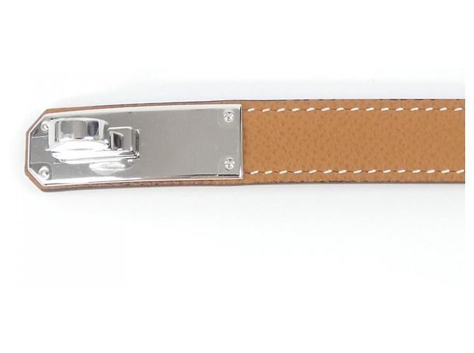 Hermès Kelly 18 mm brauner Standardgürtel - Ansicht 2