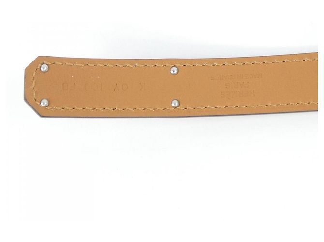 Hermès Kelly 18 mm brauner Standardgürtel - Ansicht 3