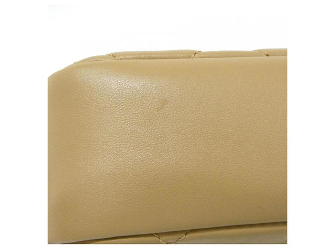 Borsa a spalla in pelle di agnello beige Chanel AS3456 - vista 3