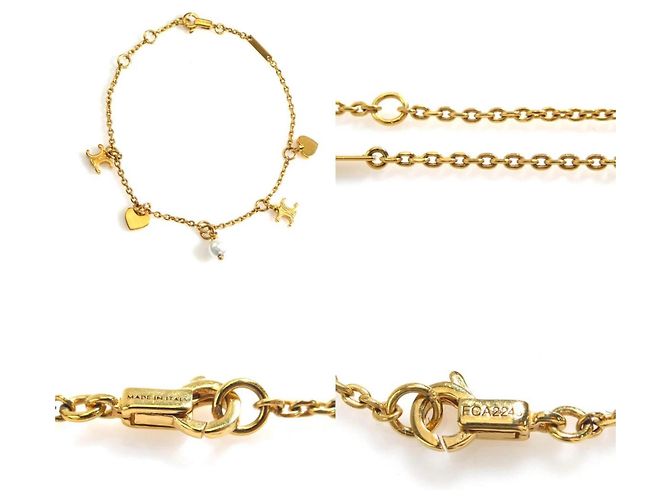 Céline Bracciale in oro con charm per donne Celine D'oro - vista 4