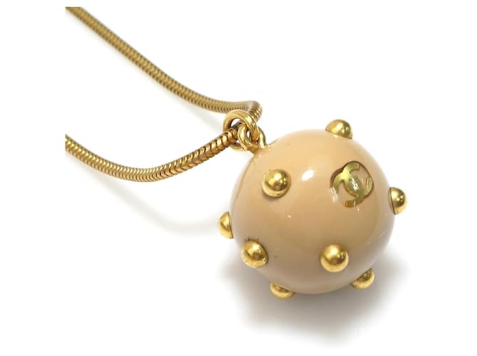 Collana Coco Mark di Chanel Beige D'oro - vista 2