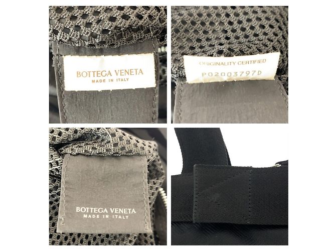 Borsa tote in nylon nero Bottega Veneta - vista 4