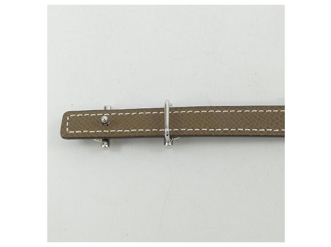 Hermès Hermes Gamma 13mm Wendegürtel Braun Schwarz - Ansicht 3
