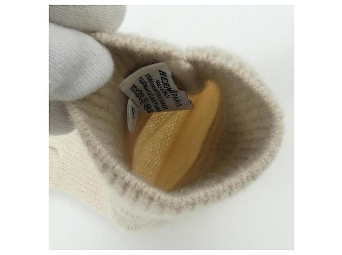 Chaine d'Ancre Handschuhe von Hermès HEAVEN Beige - Ansicht 4