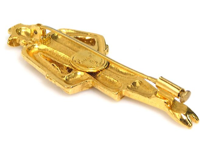 Spilla in metallo dorato Chanel Mademoiselle D'oro - vista 4