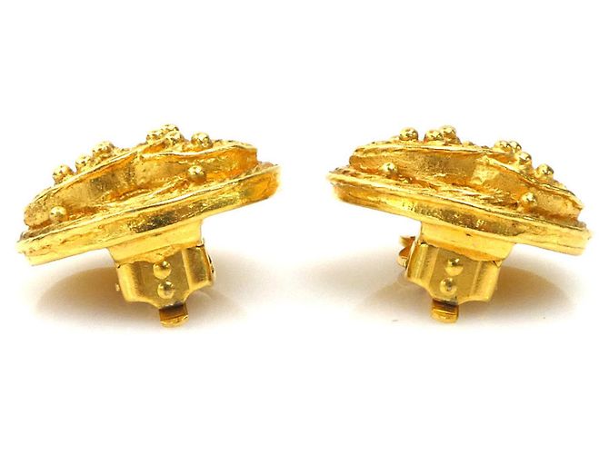 Orecchini in metallo dorato con il logo Coco di CHANEL D'oro - vista 3