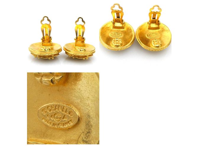 Orecchini in metallo dorato con il logo Coco di CHANEL D'oro - vista 5