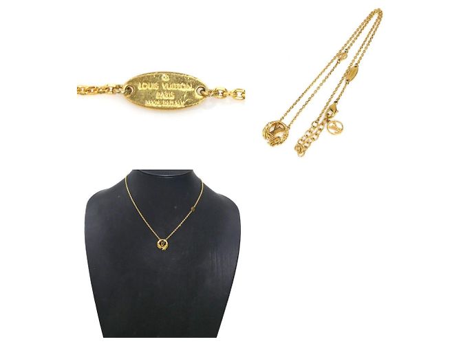 Collar Louis Vuitton Dorado - vista 5