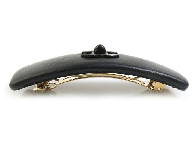 Fermaglio Coco Mark di Chanel Nero D'oro - vista 2