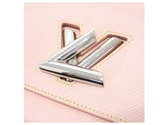 Borsa a Spalla Epi Twist MM di Louis Vuitton Rosa - vista 4