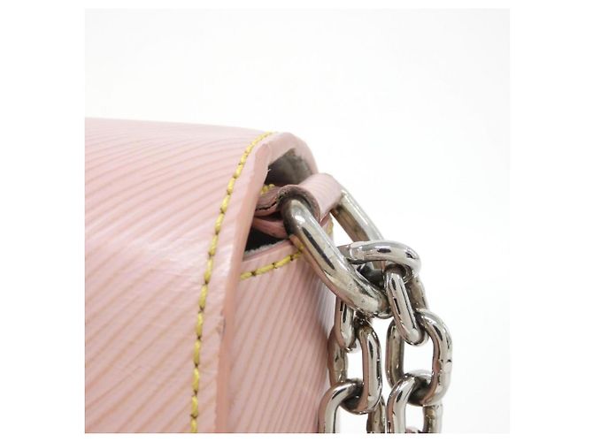 Borsa a Spalla Epi Twist MM di Louis Vuitton Rosa - vista 7