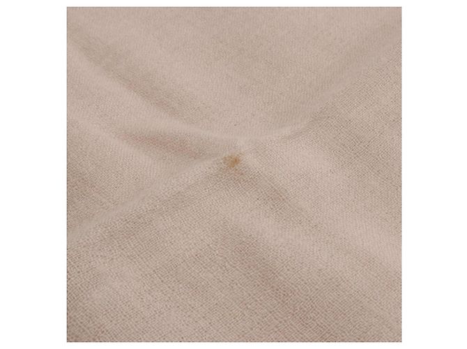 Bufanda de cachemira beige Chanel - vista 7